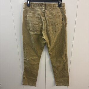 Howler Brothers Pants Mens 31x32 Khaki Frontside 5 Pocket Stretch Durable - C13